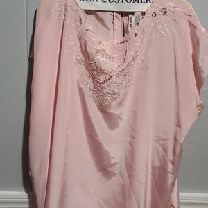Women Pink blouse / Breast Cancer week sz 42